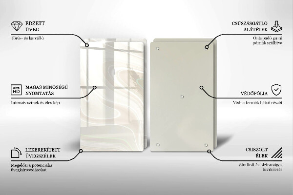 Copri piano cottura Consistenza cremosa