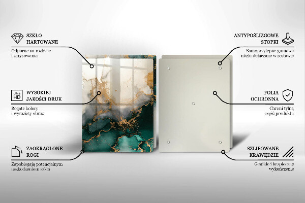 Copri piano cottura Marmo multicolore