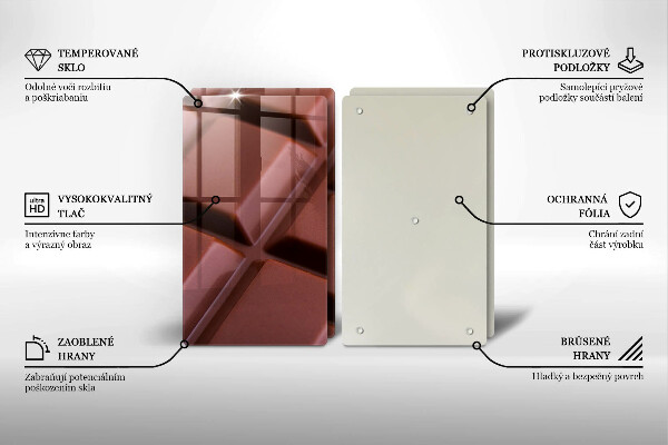 Copri piano cottura Cubi di cioccolato