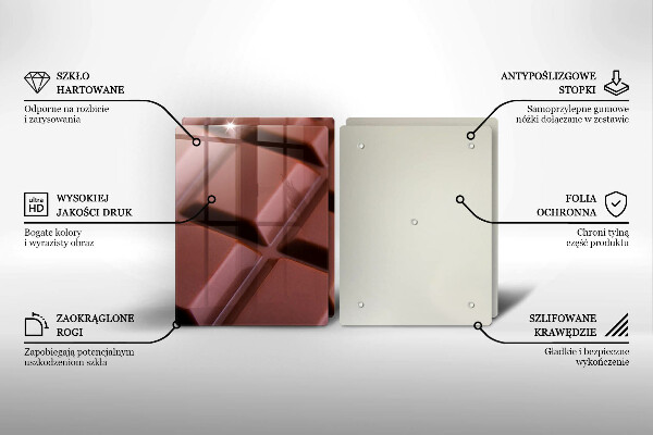 Copri piano cottura Cubi di cioccolato