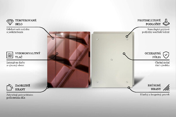 Copri piano cottura Cubi di cioccolato