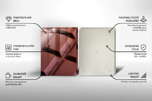 Copri piano cottura Cubi di cioccolato