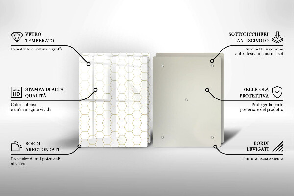 Copri piano cottura Modelli astratti