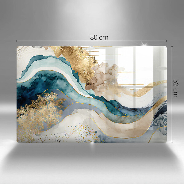 Copri piano cottura Marmo colorato