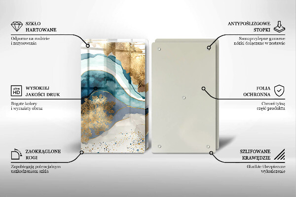 Copri piano cottura Marmo colorato