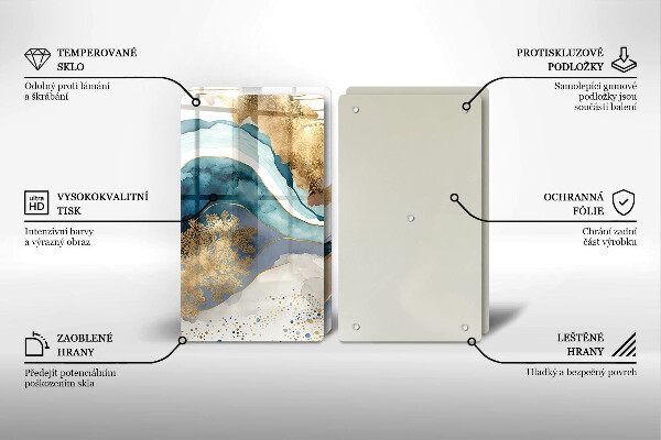 Copri piano cottura Marmo colorato