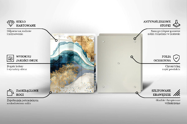 Copri piano cottura Marmo colorato