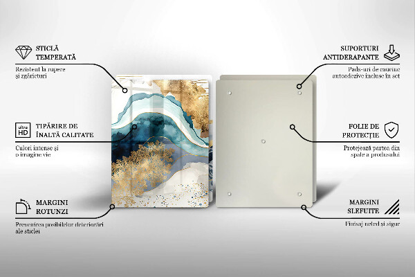 Copri piano cottura Marmo colorato