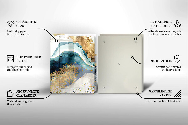 Copri piano cottura Marmo colorato