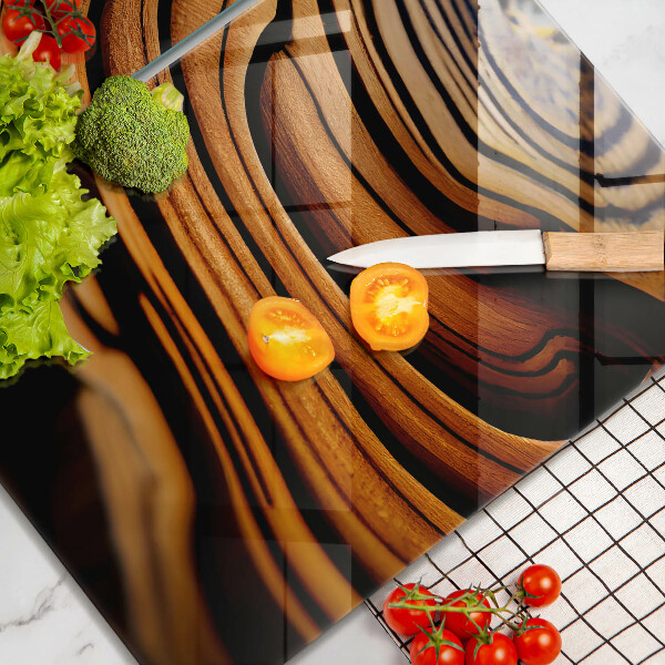 Copri piano cottura Ceppo di legno