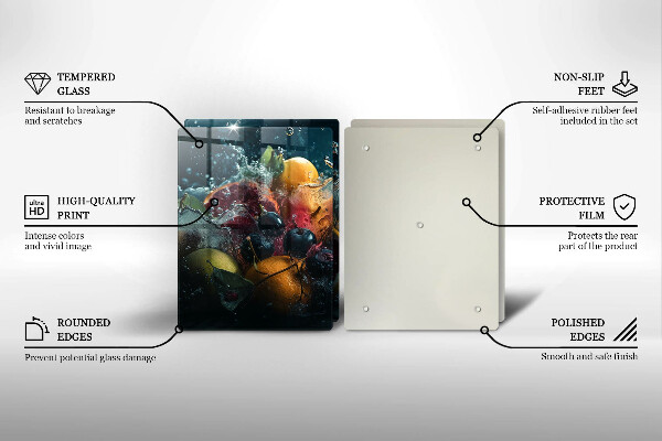 Copri piano cottura Frutta in acqua