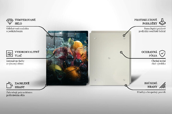 Copri piano cottura Frutta in acqua