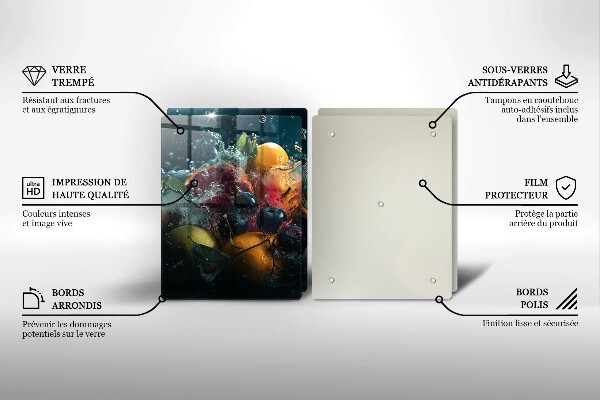 Copri piano cottura Frutta in acqua