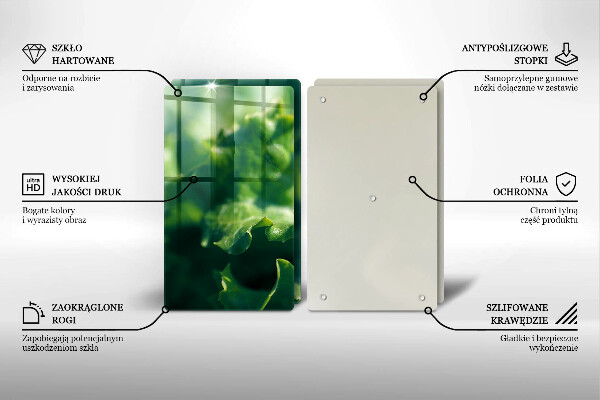 Copri piano cottura Foglie di lattuga