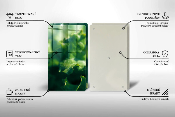 Copri piano cottura Foglie di lattuga