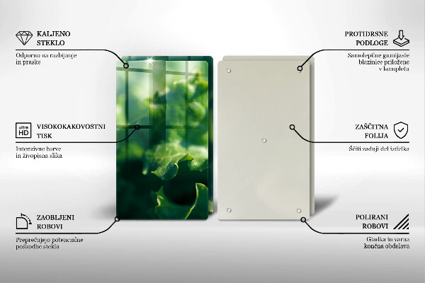 Copri piano cottura Foglie di lattuga