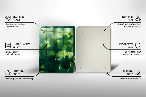 Copri piano cottura Foglie di lattuga