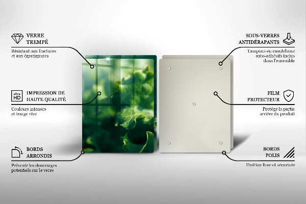 Copri piano cottura Foglie di lattuga