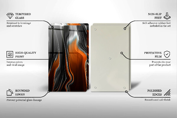 Copri piano cottura Modello astratto