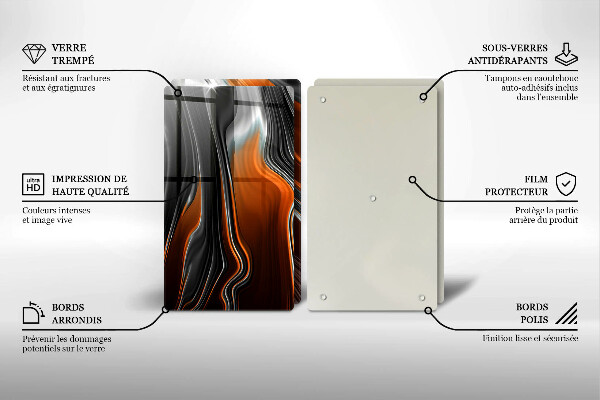 Copri piano cottura Modello astratto