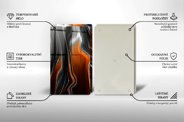 Copri piano cottura Modello astratto