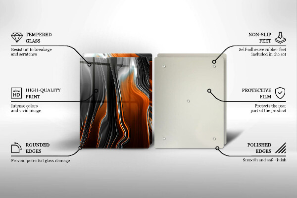 Copri piano cottura Modello astratto