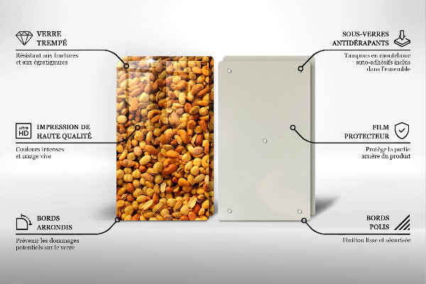 Copri piano cottura Miscela di noci