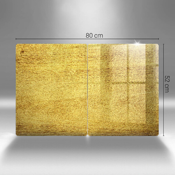 Copri piano cottura Astrazione gialla