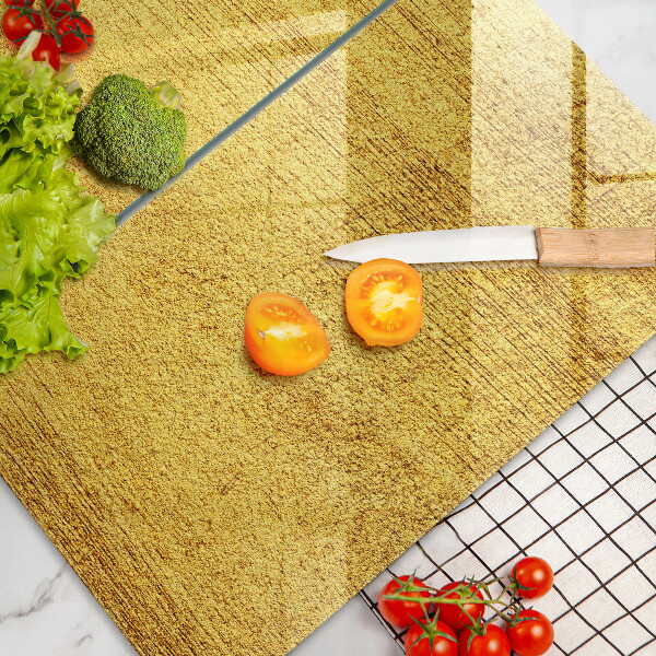 Copri piano cottura Astrazione gialla