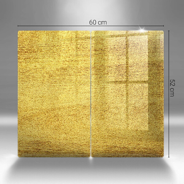 Copri piano cottura Astrazione gialla