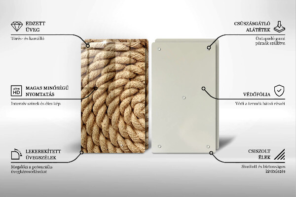 Copri piano cottura Corda arrotolata