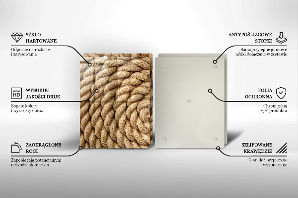 Copri piano cottura Corda arrotolata