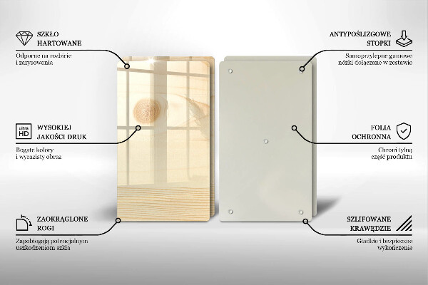 Copri piano cottura Asse di legno