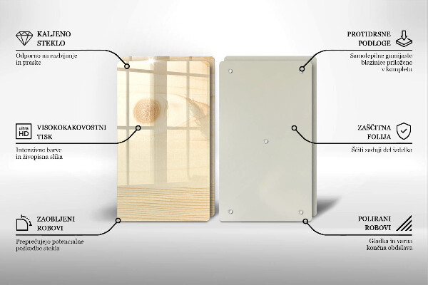 Copri piano cottura Asse di legno