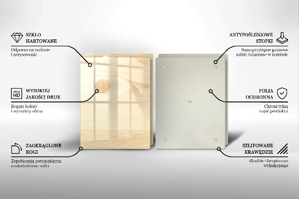 Copri piano cottura Asse di legno