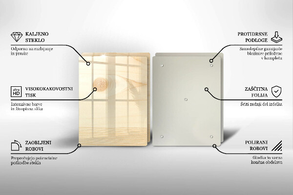 Copri piano cottura Asse di legno