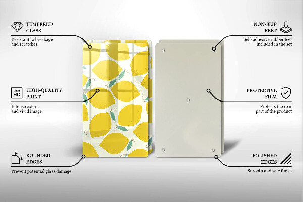 Copri piano cottura Limoni dei cartoni animati