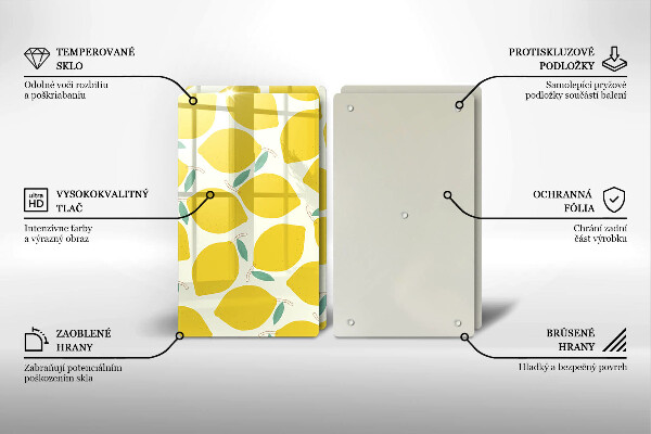 Copri piano cottura Limoni dei cartoni animati