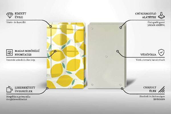 Copri piano cottura Limoni dei cartoni animati