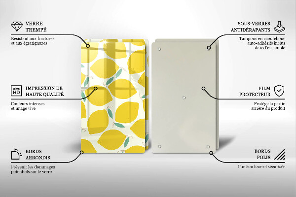 Copri piano cottura Limoni dei cartoni animati