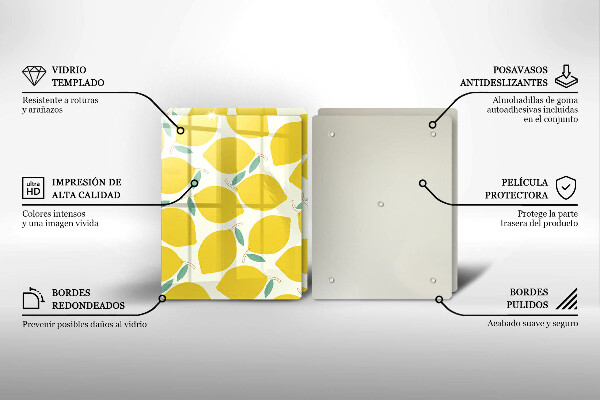 Copri piano cottura Limoni dei cartoni animati