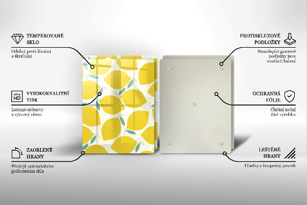 Copri piano cottura Limoni dei cartoni animati