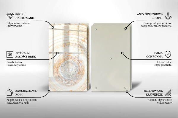 Copri piano cottura Struttura del legno