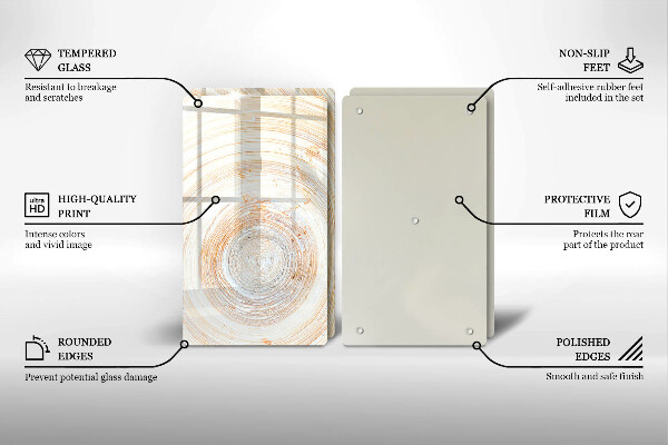 Copri piano cottura Struttura del legno