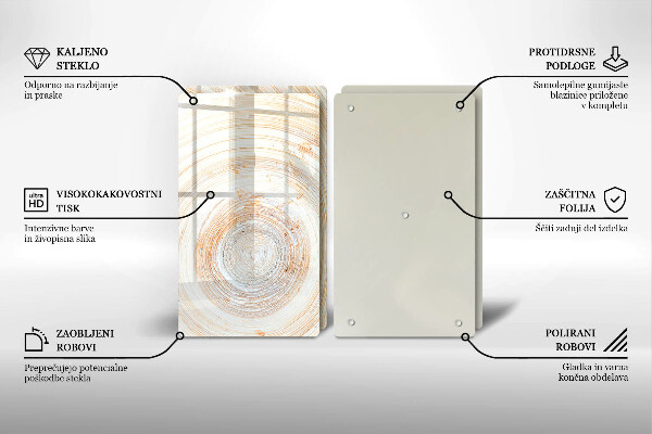 Copri piano cottura Struttura del legno