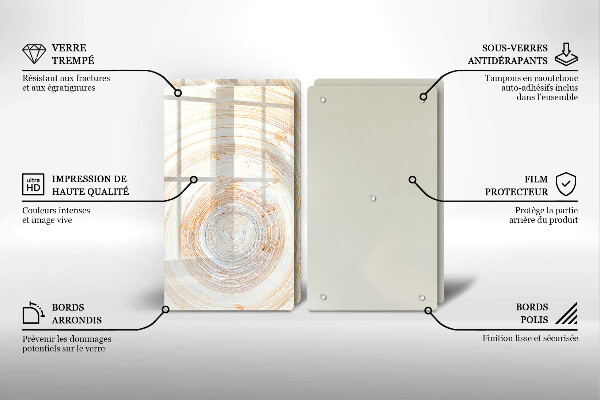 Copri piano cottura Struttura del legno