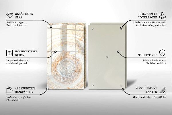 Copri piano cottura Struttura del legno
