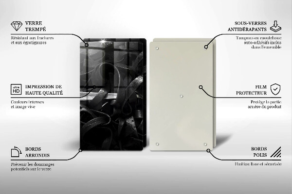 Copri piano cottura Tagliatelle Nere