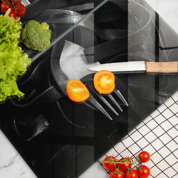 Copri piano cottura Tagliatelle Nere