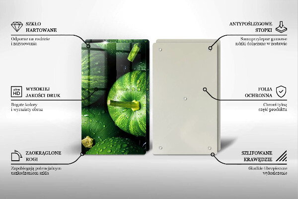 Copri piano cottura Zucche verdi